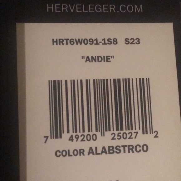 (M) HERVE LEGER. Bodycon midi dress NWT style “Andie” - Picture 8 of 13